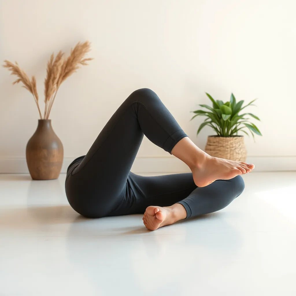 Person doing gentle leg and ankle movements to support better blood circulation